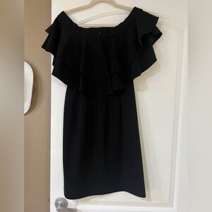 Off the shoulder. Black. Ralph Lauren Dress